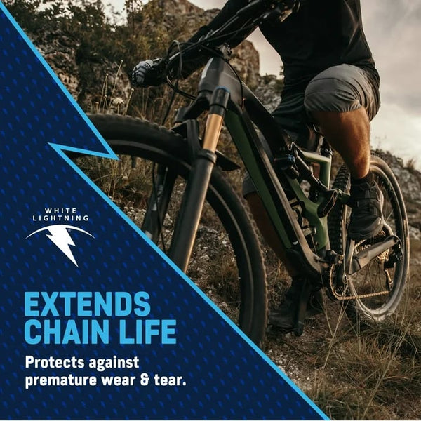 Clean Ride Self-Cleaning Bicycle Chain Lubricant - 1 pack - 2 oz per pack - plus 3 My Outlet Mall Resealable Storage Pouches