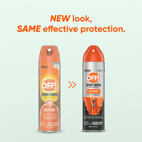 Sportsmen Active Insect Repellent VI, Mosquito Bug Spray - 1 pack - 7.5 Fl oz per pack - plus 3 My Outlet Mall Resealable Storage Pouches