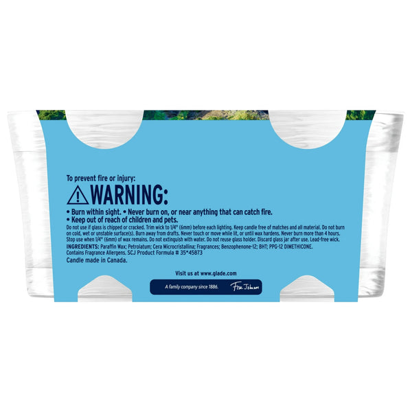 Sea Mist & Cypress, Fresh Collection Candles, 2 Candles - 1 pack - plus 3 My Outlet Mall Resealable Storage Pouches