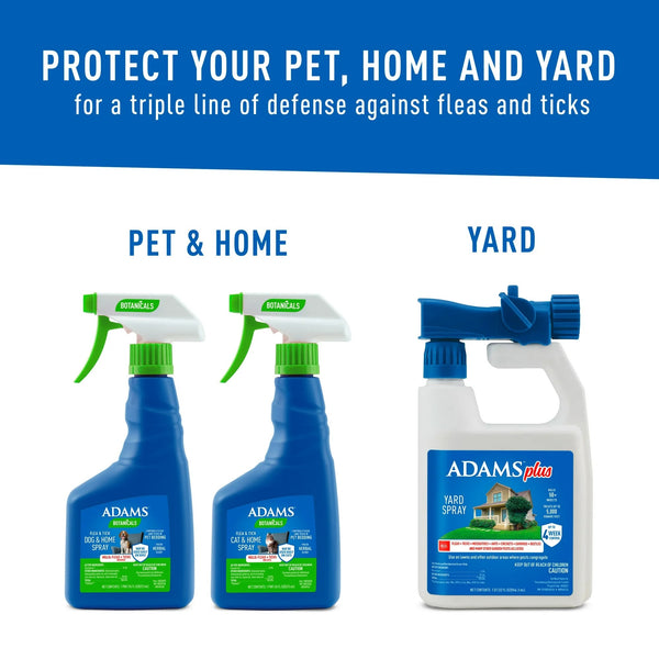 Botanicals Flea and Tick Dog and Home Spray, Plant-based Formula - 2 packs - 16 oz per pack - plus 3 My Outlet Mall Resealable Storage Pouches