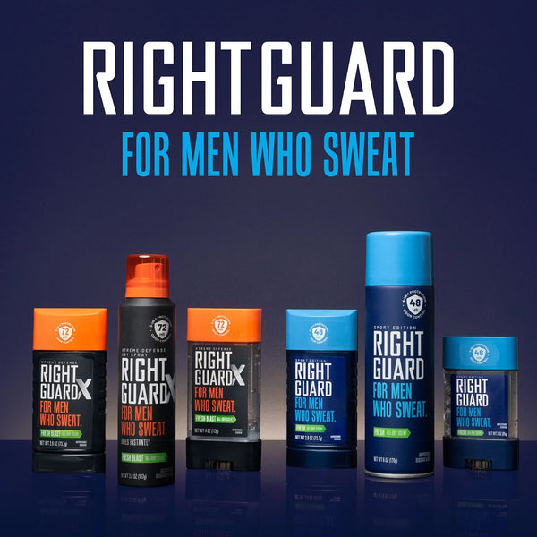 Sport Antiperspirant & Deodorant for Men, 48-Hour Protection Spray, Powder Dry - 3 packs - 6 oz per pack - plus 3 My Outlet Mall Resealable Storage Pouches