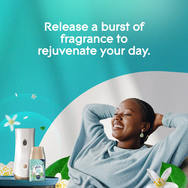 Automatic Spray Air Freshener Refill, Dewdrop Petals - 1 pack - 6.2 oz per pack - plus 3 My Outlet Mall Resealable Storage Pouches