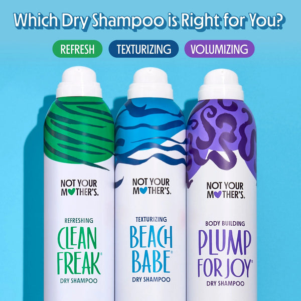 Beach Babe Jumbo Dry Shampoo - 3 packs - 12 oz per pack - plus 3 My Outlet Mall Resealable Storage Pouches