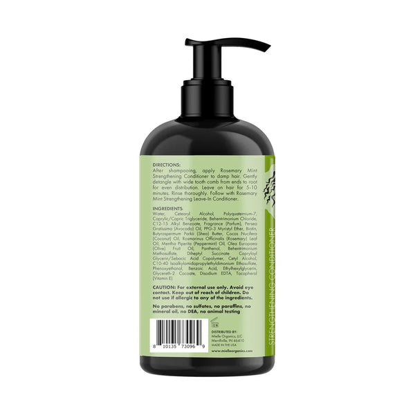 Rosemary Mint Strengthening Conditioner - 1 pack - 20 oz per pack - plus 3 My Outlet Mall Resealable Storage Pouches