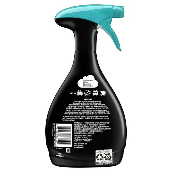 Fabric Spray Air Freshener, Odor-Fighting Fabric Refresher, Unstopables Fresh - 1 pack - 27 fl oz per pack - plus 3 My Outlet Mall Resealable Storage Pouches