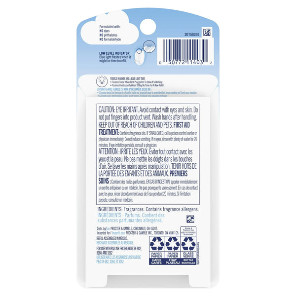 PLUG Air Freshener Oil Refill, Refresh & Energize, Zesty Orange Blossom - 1 pack - 0.87 oz per pack - plus 3 My Outlet Mall Resealable Storage Pouches