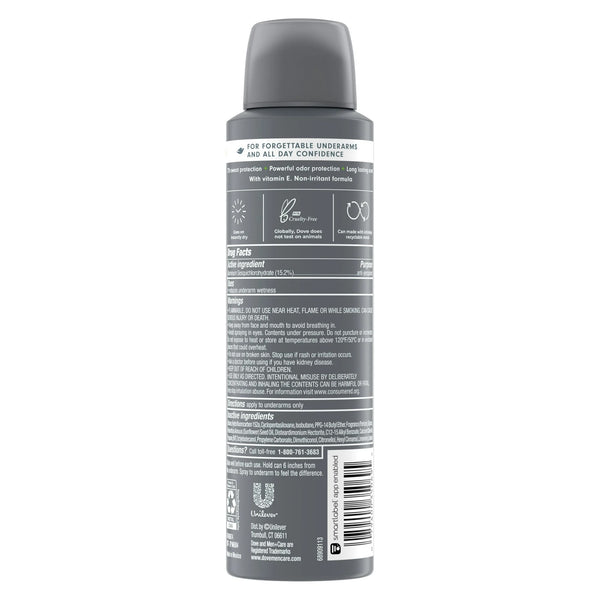 Men+Care Extra Fresh Long Lasting Antiperspirant Deodorant Dry Spray, Citrus - 1 pack - 3.8 oz per pack - plus 3 My Outlet Mall Resealable Storage Pouches
