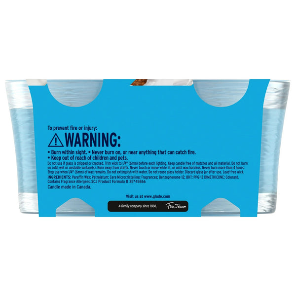 Cool Coconut Limited Edition, Fragrance Infused with Essential Oils Candles, 2 Candles - 1 pack - plus 3 My Outlet Mall Resealable Storage Pouches