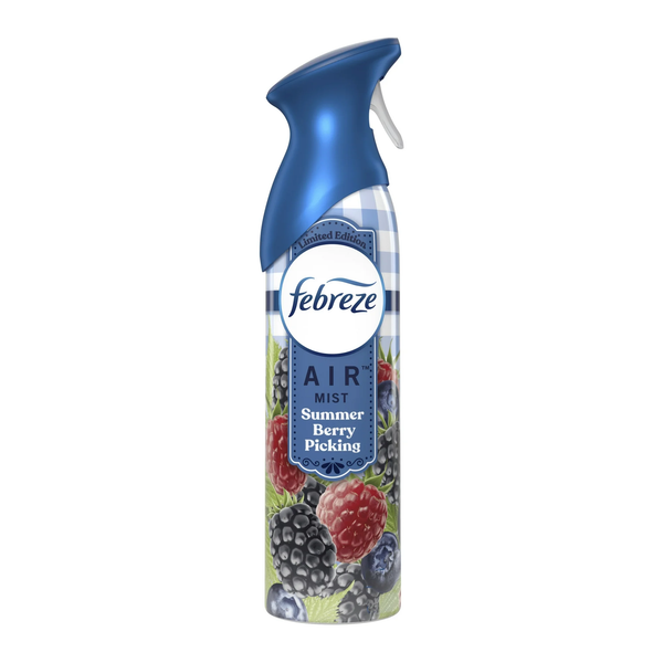 Air Freshener Spray, Odor-Fighting Room Spray, Summer Berry Picking -  2 packs - 8.8 oz per pack - plus 3 My Outlet Mall Resealable Storage Pouches