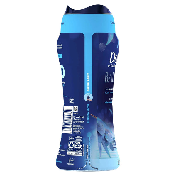 Infusions Balance In-Wash Laundry Scent Booster Beads, Crisp Rain & Blue Eucalyptus - 2 packs - 12.2 oz per pack plus 3 My Outlet Mall Resealable Storage Pouches