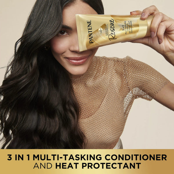 Miracle Rescue 3in1 Multi-Tasking Leave in Conditioner - 2 packs - 6Fl oz per pack - plus 3 My Outlet Mall Resealable Storage Pouches