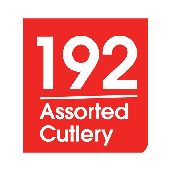 Plastic Everyday Clear Assorted Cutlery - 1 pack - 192 Count per pack - plus 3 My Outlet Mall Resealable Storage Pouches