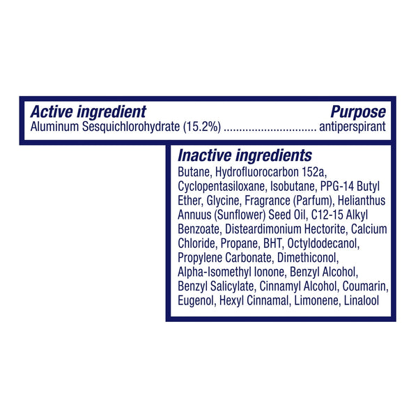 Advanced Care Long Lasting Women's Antiperspirant Deodorant Dry Spray, Caring Coconut - 3 packs - 3.8 oz per pack - plus 3 My Outlet Mall Resealable Storage Pouches