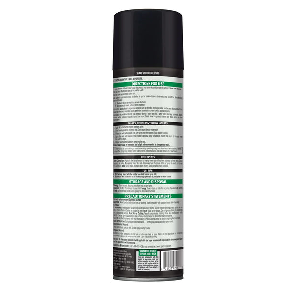 Wasp & Hornet Killer Aerosol, Non-Staining Formula - 1 pack - 18.5oz per pack - plus 3 My Outlet Mall Resealable Storage Pouches
