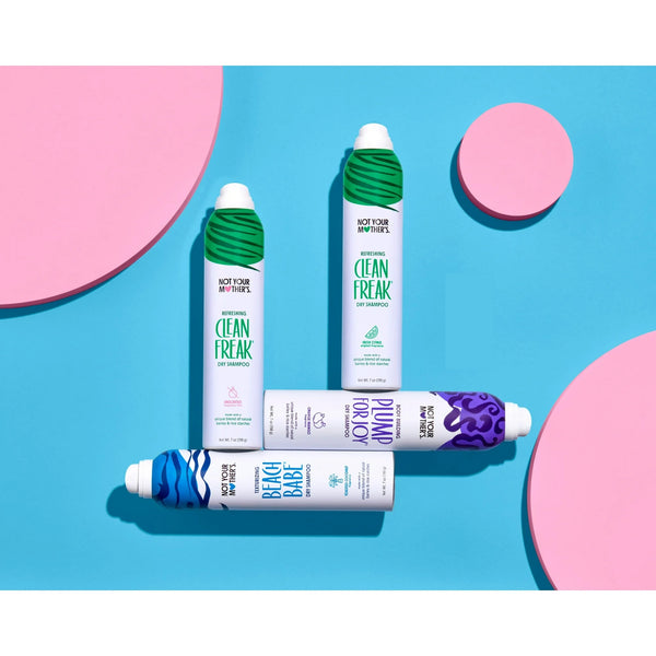 Clean Freak Refreshing Dry Shampoo - 2 packs - 7 oz per pack - plus 3 My Outlet Mall Resealable Storage Pouches
