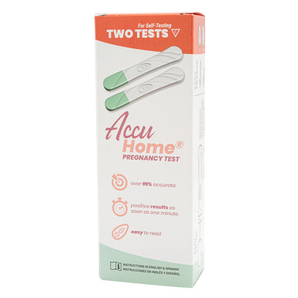 Accu Home Pregnancy Test for Self- Testing Two Tests