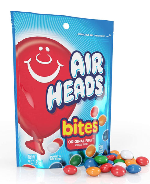 Bites Fruit Flavored Candy, 2 pack, 9 oz per pack, plus 3 My Outlet Mall Resealable Storage Pouches