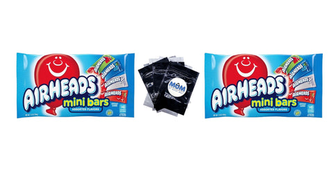 Candy Variety Bag, Individually Wrapped Assorted Fruit Mini Bars - 2 packs - 12 oz - plus 3 My Outlet Mall Resealable Storage Pouches