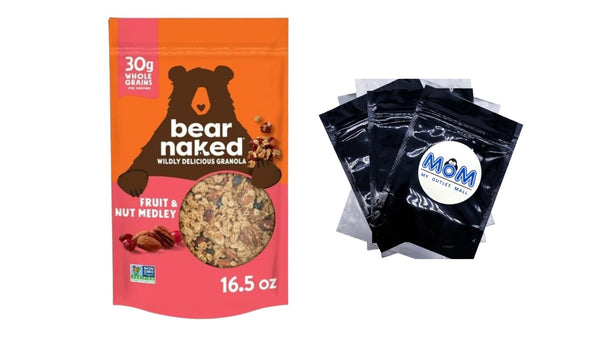 Fruit and Nut Medley Granola Cereal Mega Pack, 1 Pack, 16.5 oz per pack, plus 3 My Outlet Mall Resealable Storage Pouches