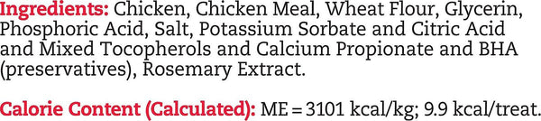 VetDogs Veteran's K-9 Corps Soft & Moist Dog Treats, Skin and Coat Formula, 2 pack, 10 oz per pack, plus 3 My Outlet Mall Resealable Storage Pouches