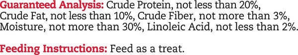 VetDogs Veteran's K-9 Corps Soft & Moist Dog Treats, Skin and Coat Formula, 3 pack, 10 oz per pack, plus 3 My Outlet Mall Resealable Storage Pouches