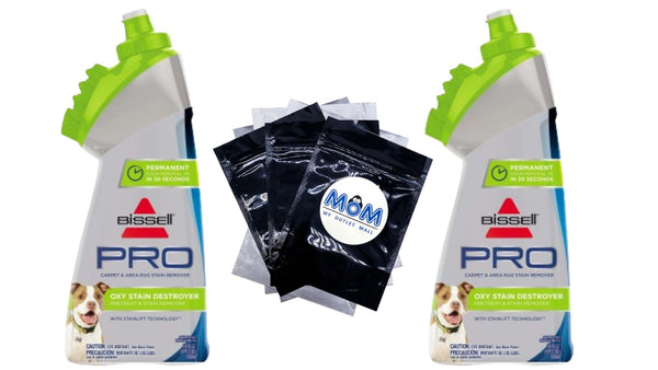 Pet Stain Odor Remover Unscented - 2 Packs - 18oz per pack - plus 3 My Outlet Mall Resealable Storage Pouches