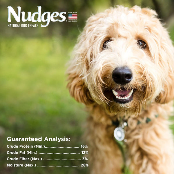 Nudges Grillers Natural Dog Treats, Beef, 3 pack, 16 oz per pack, plus 3 My Outlet Mall Resealable Storage Pouches