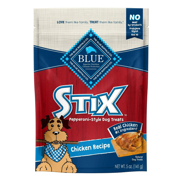 Stix Chicken Flavor Soft Treats for Dogs, Whole Grain, 1 pack, 5 oz, plus 3 My Outlet Mall Resealable Storage Pouches