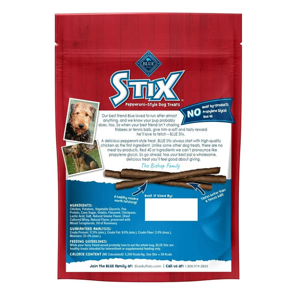 Stix Chicken Flavor Soft Treats for Dogs, Whole Grain, 3 pack, 5 oz per pack, plus 3 My Outlet Mall Resealable Storage Pouches