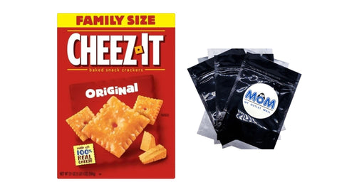 Original Cheese Crackers, 1 pack, 21 oz, plus 3 My Outlet Mall Resealable Storage Pouches