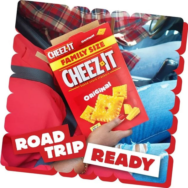 Original Cheese Crackers, 2 pack, 21 oz, plus 3 My Outlet Mall Resealable Storage Pouches