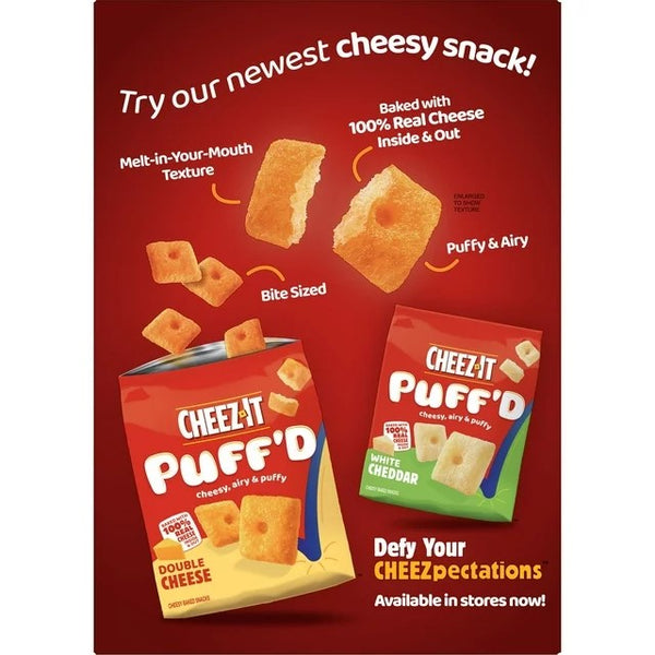 Original Cheese Crackers, 2 pack, 21 oz, plus 3 My Outlet Mall Resealable Storage Pouches