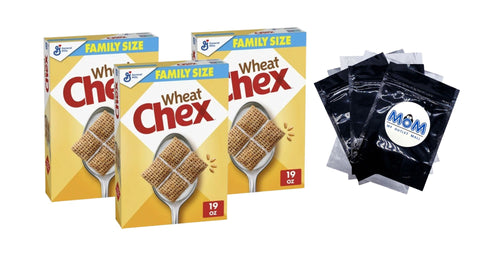 Wheat Breakfast Cereal Made with Whole Grain Family Size, 3 pack, 19 oz per pack, plus 3 My Outlet Mall Resealable Storage Pouches