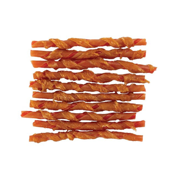 Twists Wrapped with Chicken Rawhide-Free Dog Chews, 3 pack, 8.8oz (36 Count) per pack, plus 3 My Outlet Mall Resealable Storage Pouches