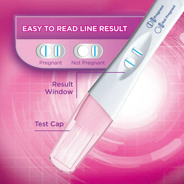 Advanced Early Pregnancy Test, Test 5 Days Sooner, over 99% Accurate, 3 pack, 1 count per pack, plus 3 My Outlet Mall Resealable Storage Pouches