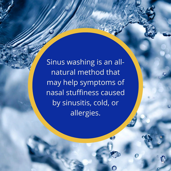 All Natural Saline Packets Sinus Wash Refills for Allergies & Congestion, 2 pack, 50 count per pack, plus 3 My Outlet Mall Resealable Storage Pouches