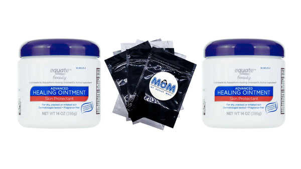 Advanced Healing Ointment, 2 pack, 14oz per pack, plus 3 My Outlet Mall Resealable Storage Pouches