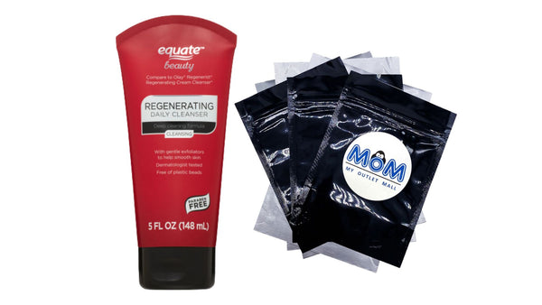 Cleansing Deep Cleaning Formula Regenerating Daily Cleanser Tube, 1 pack, 5fl oz, plus 3 My Outlet Mall Resealable Storage Pouches