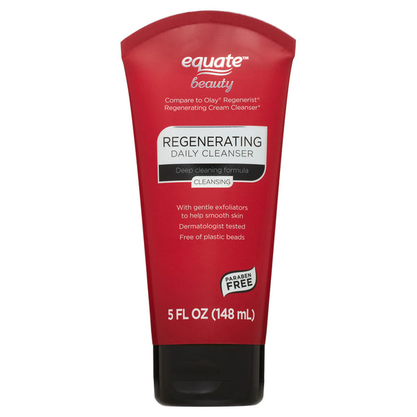 Cleansing Deep Cleaning Formula Regenerating Daily Cleanser Tube, 1 pack, 5fl oz, plus 3 My Outlet Mall Resealable Storage Pouches
