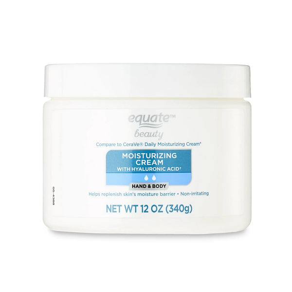 Cream Facial Moisturizing with Hyaluronic Acid, 1 pack, 12 oz, plus 3 My Outlet Mall Resealable Storage Pouches