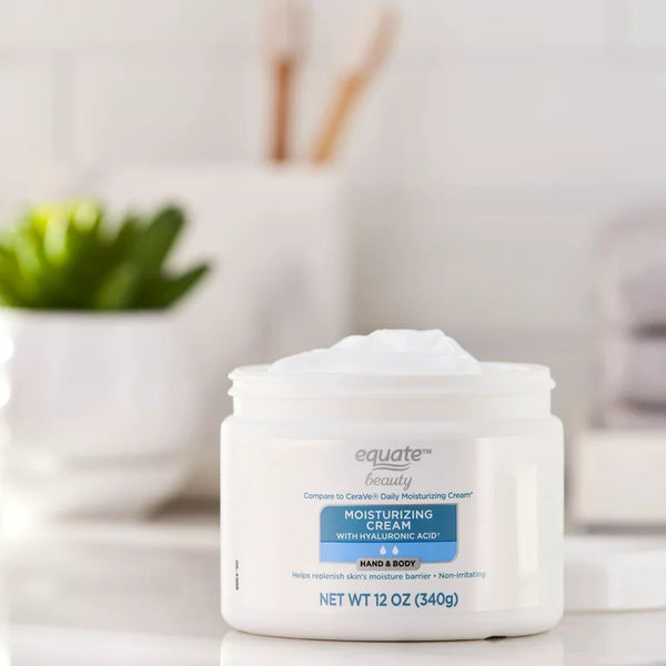 Cream Facial Moisturizing with Hyaluronic Acid, 1 pack, 12 oz, plus 3 My Outlet Mall Resealable Storage Pouches