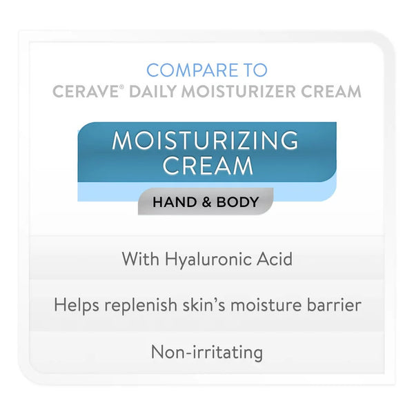Cream Facial Moisturizing with Hyaluronic Acid, 2 pack, 12 oz per pack, plus 3 My Outlet Mall Resealable Storage Pouches