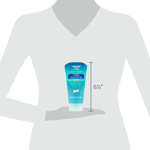 Deep Clarifying Exfoliating Scrub, 3 pack, 5 oz per pack, plus 3 My Outlet Mall Resealable Storage Pouches