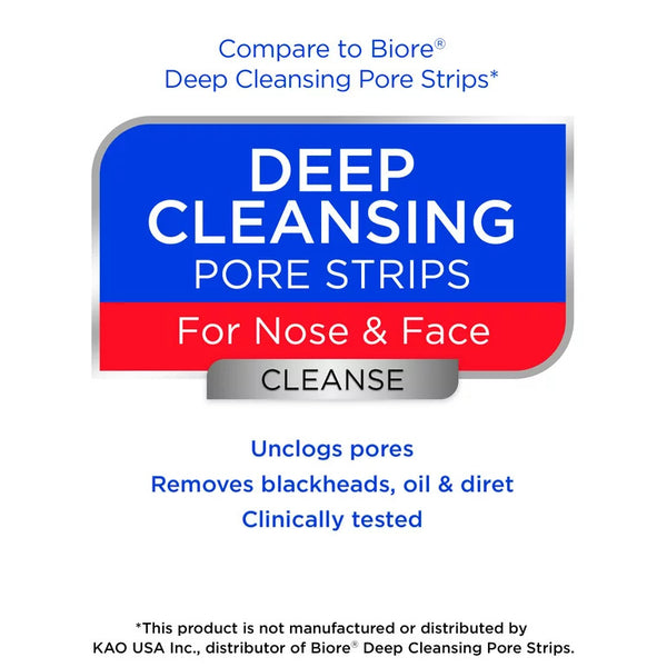 Deep Cleansing Pore Strips for Nose & Face Combo Pack, 1 pack, 14 count, plus 3 My Outlet Mall Resealable Storage Pouches