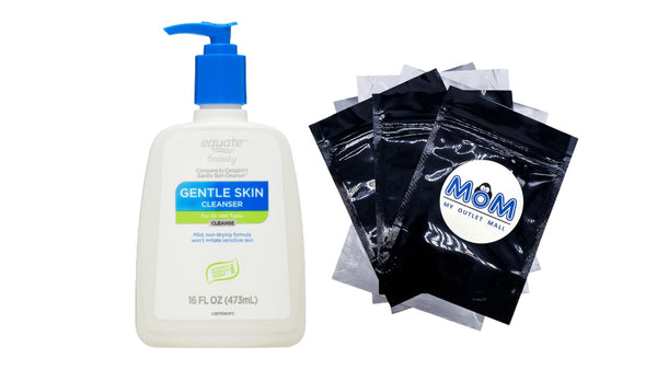 Gentle Skin Cleanser, 1 pack, 16fl oz, plus 3 My Outlet Mall Resealable Storage Pouches