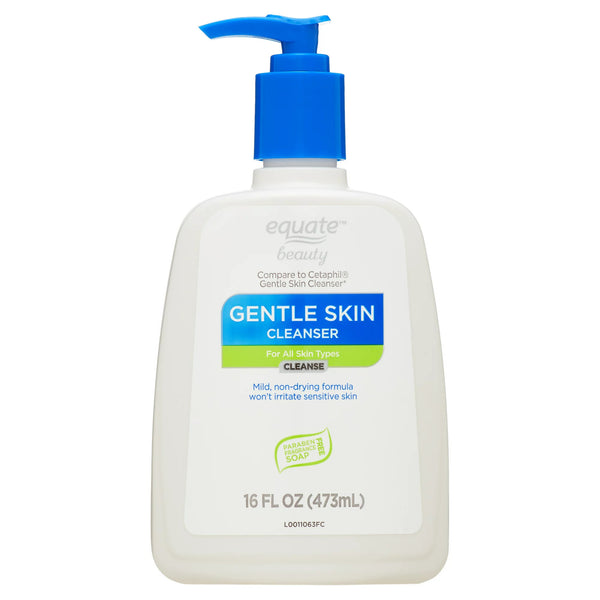 Gentle Skin Cleanser, 3 pack, 16fl oz per pack, plus 3 My Outlet Mall Resealable Storage Pouches