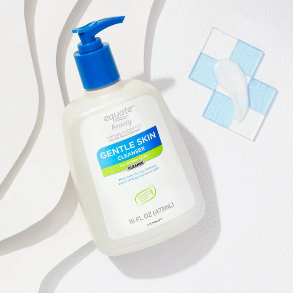 Gentle Skin Cleanser, 2 pack, 16fl oz per pack, plus 3 My Outlet Mall Resealable Storage Pouches