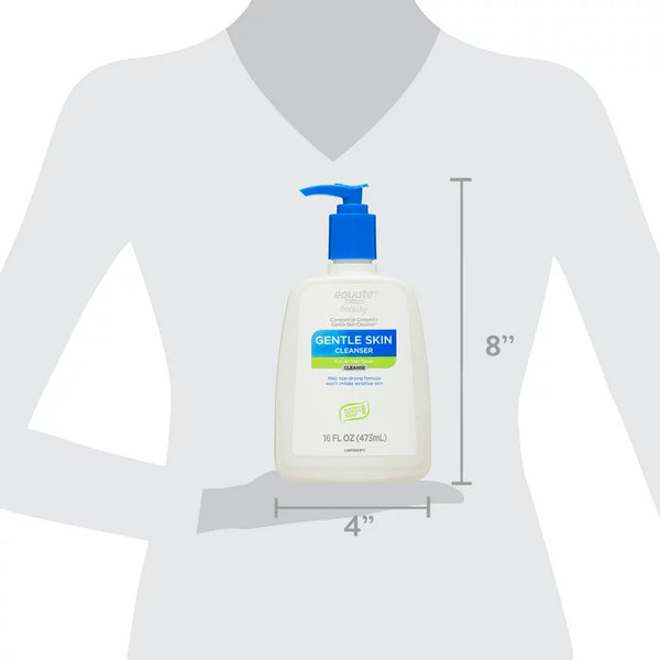 Gentle Skin Cleanser, 2 pack, 16fl oz per pack, plus 3 My Outlet Mall Resealable Storage Pouches