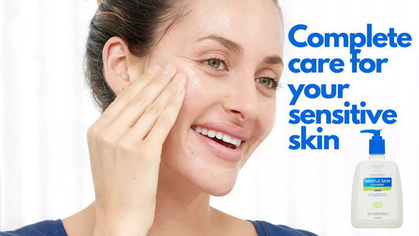Gentle Skin Cleanser, 2 pack, 16fl oz per pack, plus 3 My Outlet Mall Resealable Storage Pouches