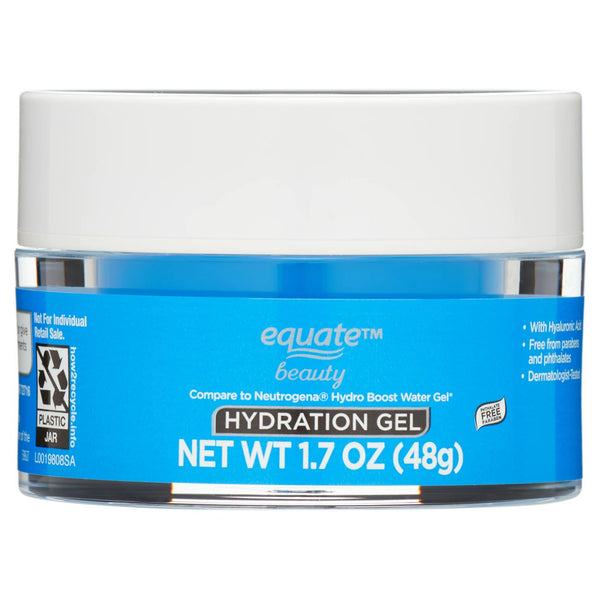 Hydration Gel Facial and Neck Moisturizer, 1 pack, 1.7 oz, plus 3 My Outlet Mall Resealable Storage Pouches